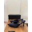Chanel Heel Crystal Camellia CC Logo Satin Mules 2022