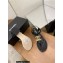 Chanel Heel Jewel CC Logo Thong Sandals G36402 Black 2022