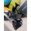 Chanel Pearl Around Heel 8.5cm Sandals G39241 Mesh Black 2022