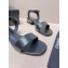 Chanel Pearl Around Heel 3cm Sandals Black 2022