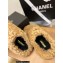 Chanel Shearling Jewel CC Logo Mules Brown 2022