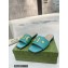 Gucci logo with star leather slides 694858 Blue 2022