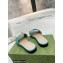 Gucci logo with star leather slides 694858 Blue 2022