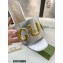 Gucci Heel 7.5cm logo with star leather slides Sandals Silver 2022