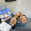 Versace Heel 7cm La Medusa Shearling Mules Brown 2022