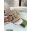 Gucci Heel 7.5cm logo with star leather slides Sandals Light Pink 2022