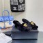 Versace Heel 7cm La Medusa Shearling Mules Black/Gold 2022