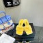 Versace Heel 7cm La Medusa Shearling Mules Yellow 2022