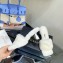 Versace Heel 7cm La Medusa Shearling Mules White 2022