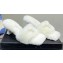 Versace Heel 7cm La Medusa Shearling Mules White 2022
