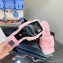 Versace Heel 7cm La Medusa Shearling MulesPink  2022