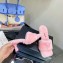 Versace Heel 7cm La Medusa Shearling MulesPink  2022