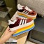 Gucci x adidas women's GG Gazelle sneakers 707873 Burgundy 2022
