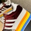 Gucci x adidas women's GG Gazelle sneakers 707873 Burgundy 2022