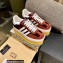 Gucci x adidas women's GG Gazelle sneakers 707873 Burgundy 2022