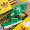 Gucci x adidas shearling platform sandals Green 2022