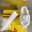 Gucci x adidas shearling platform sandals White 2022