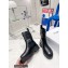 Celine Bulky Buckled Medium Boots In Calfskin Black 2022