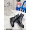 Celine Bulky Buckled Medium Boots In Calfskin Black 2022
