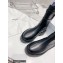 Celine Bulky Buckled Medium Boots In Calfskin Black 2022