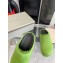 Marni long hair calfskin Fussbett sabot Green 2022