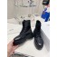 Celine Bulky Laced Up Boots In Nylon And Shiny Bull Black 2022
