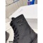 Celine Bulky Laced Up Boots In Nylon And Shiny Bull Black 2022