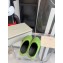 Marni long hair calfskin Fussbett sabot Green 2022