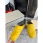 Marni long hair calfskin Fussbett sabot Yellow 2022