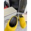 Marni long hair calfskin Fussbett sabot Yellow 2022