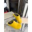 Marni long hair calfskin Fussbett sabot Yellow 2022