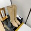 Chanel Back Chain Heel 3.5cm High Boots Calfskin Beige 2022