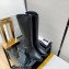 Chanel Back Chain Heel 3.5cm High Boots Calfskin Black 2022