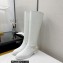Chanel Back Chain Heel 3.5cm High Boots Calfskin White 2022