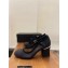 Chanel Pearl Around Heel Open Shoes G39245 Mesh Black 2022