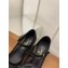Chanel Pearl Around Heel Open Shoes G39245 Mesh Black 2022