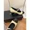 Chanel Pearl Around Heel Open Shoes G39245 Leather Light Beige 2022