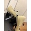 Chanel Pearl Around Heel Open Shoes G39245 Leather Light Beige 2022