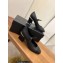 Chanel Pearl Around Heel Open Shoes G39245 Leather Black 2022