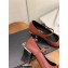 Chanel Pearl Around Heel Open Shoes G39245 Leather Burgundy 2022