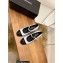 Chanel Pearl Around Heel Open Shoes G39245 Leather Light Blue 2022