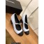 Chanel Pearl Around Heel Open Shoes G39245 Leather Light Blue 2022