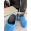Marni long hair calfskin Fussbett sabot Blue 2022