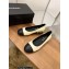 Chanel Pearl Around Heel Ballerinas Leather Light Beige 2022