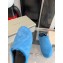 Marni long hair calfskin Fussbett sabot Blue 2022