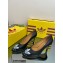 Gucci x adidas Heel 7.5cm women's Trefoil Pumps Leather Black 2022