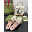 Gucci GG matelassé princetown Jordaan slipper 699901 White 2022