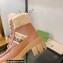 Gucci Heel 6cm Platform 2cm Shearling Ankle boots Brown with Interlocking G Stripe 2022