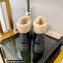 Gucci Heel 6cm Platform 2cm Shearling Ankle boots Black with Interlocking G Stripe 2022