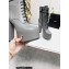Saint Laurent Heel 14.5cm Platform 4.5cm Cherry Lace-up Booties Smooth Leather Gray 2022